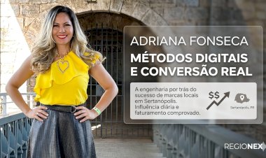 Adriana Fonseca desmistifica mitos sobre engajamento digital e orienta comerciantes de Sertanópolis