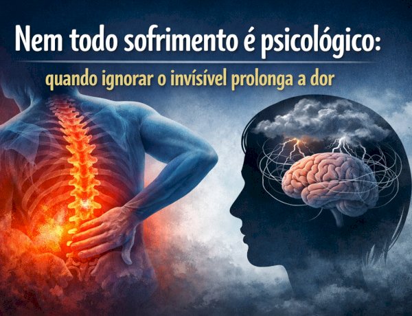 Nem todo sofrimento é psicológico: quando ignorar o invisível prolonga a dor