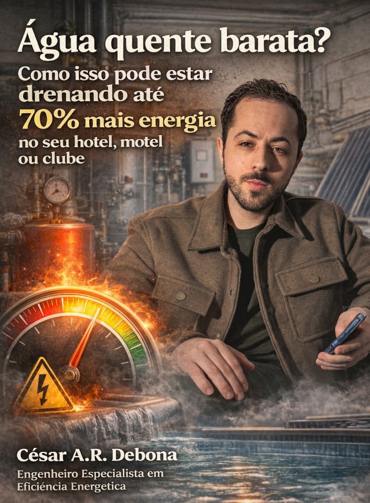 Aquecimento de água: o custo invisível que pode morder até 30