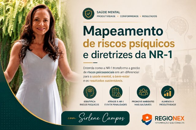 Manejo de riscos psicossociais e diretrizes da NR-1 ganham prioridade nas diretrizes corporativas em Campo Grande